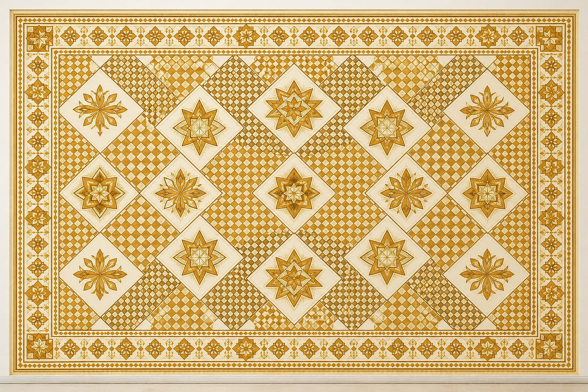 Cream Design Wallpaper Mural product view