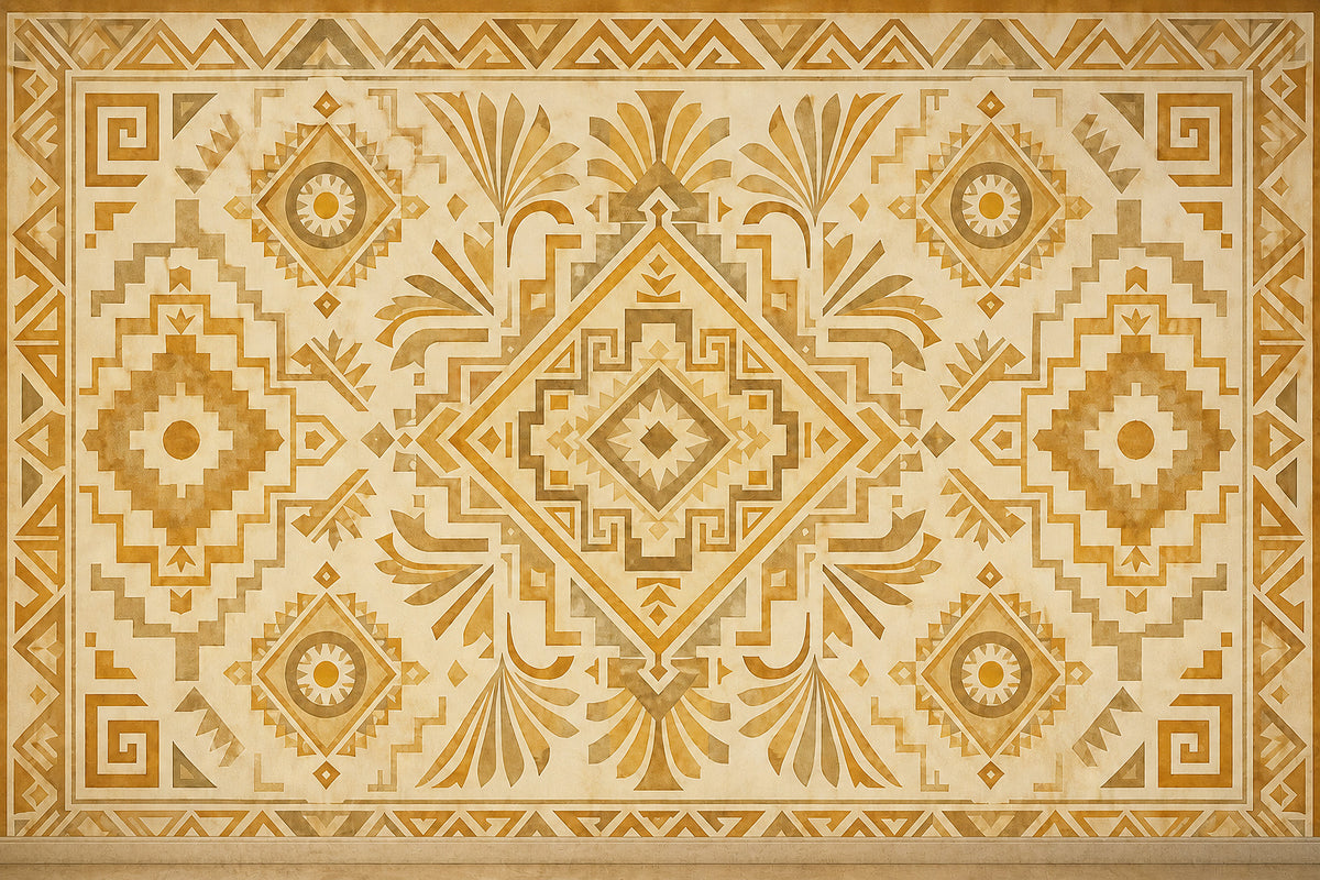 Cream Design Wallpaper Mural product view