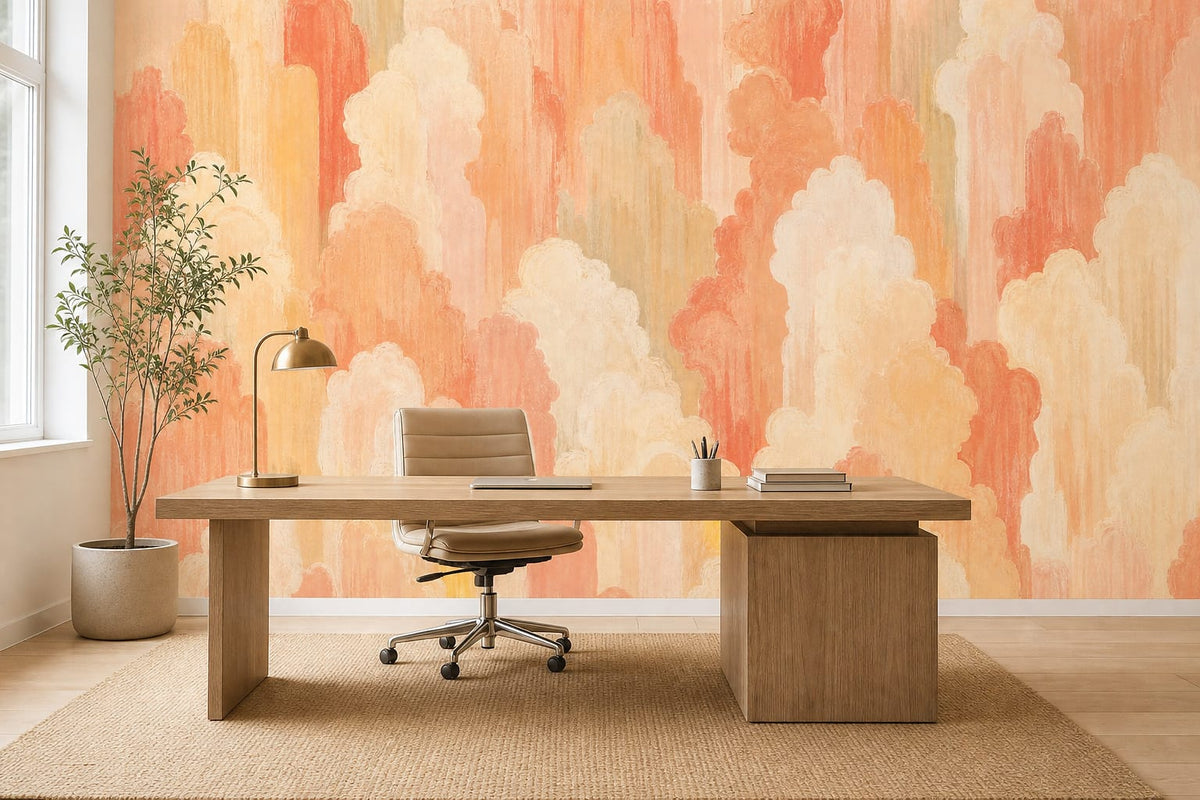 Cream Design Wallpaper Mural product view