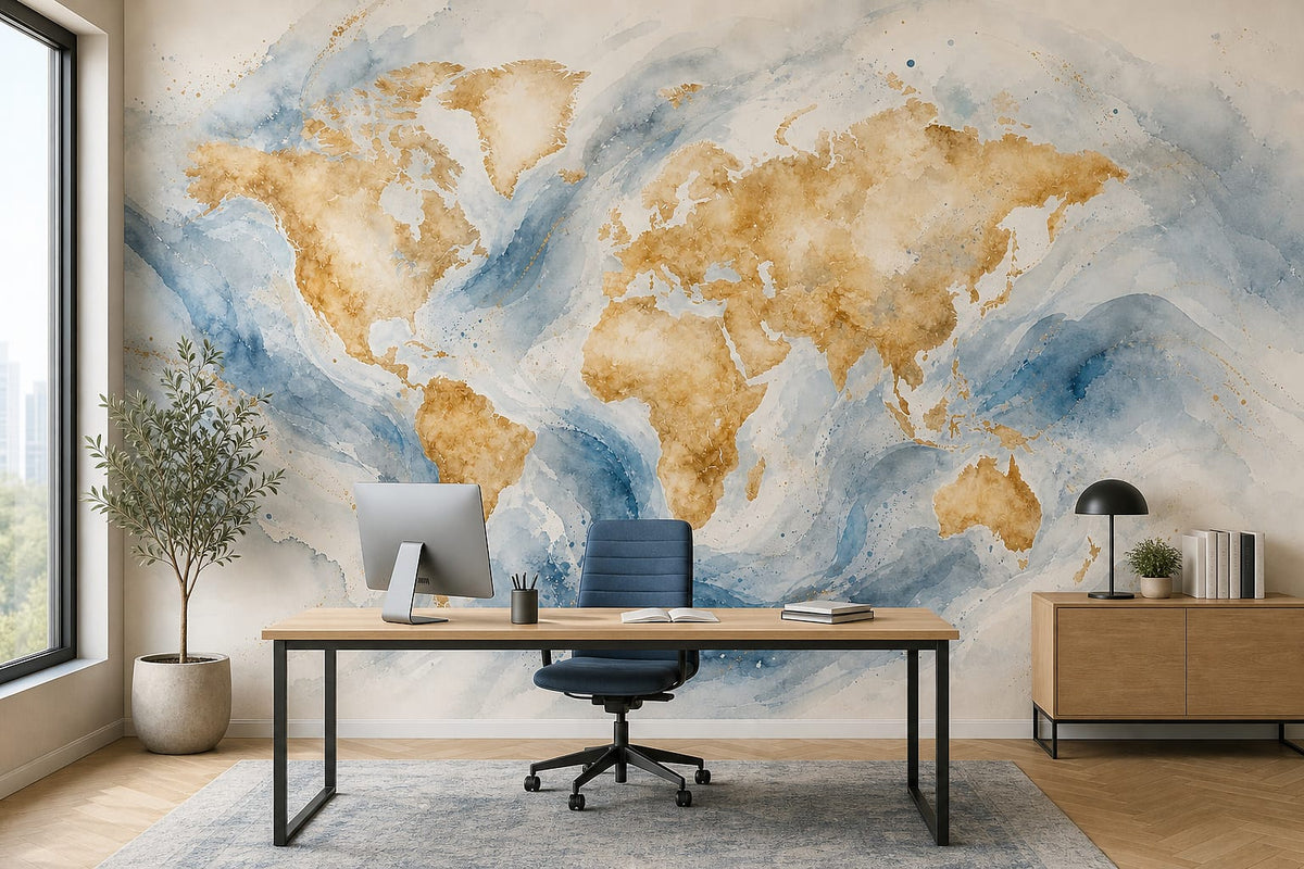 Cream Design Wallpaper Mural product view