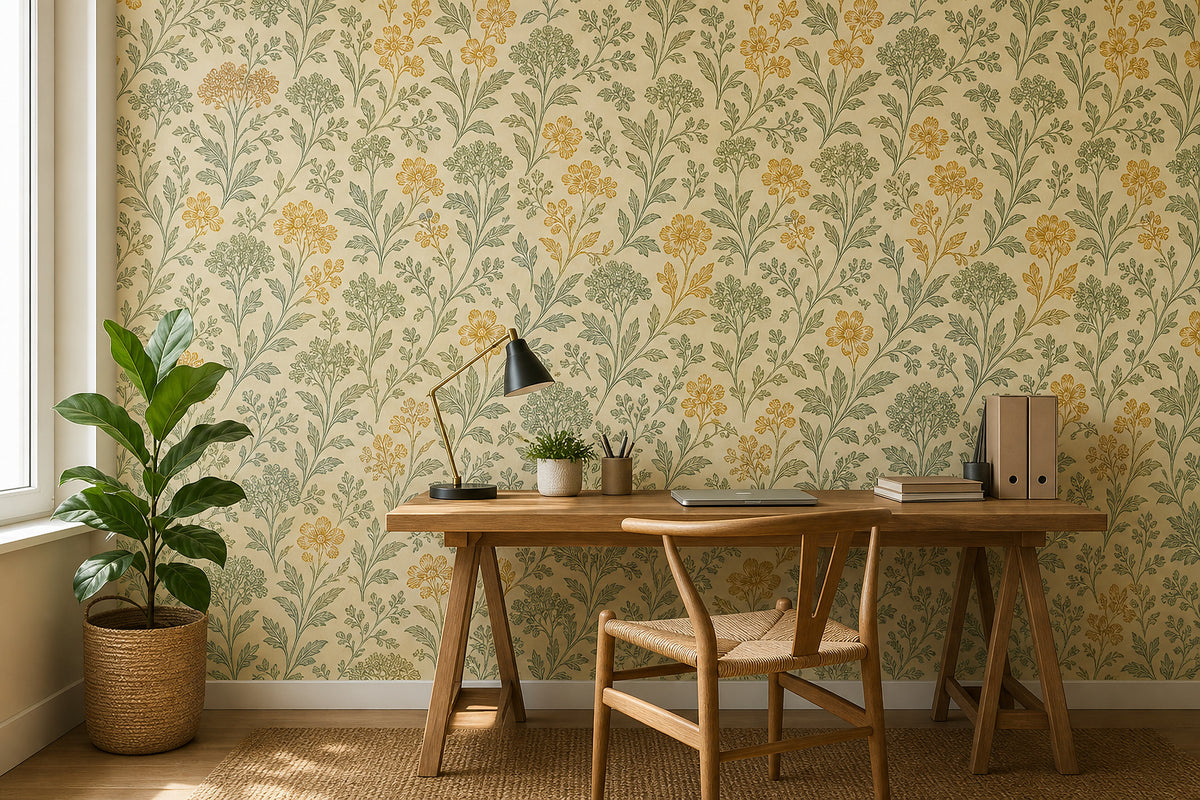 Cream Design Wallpaper Mural product view