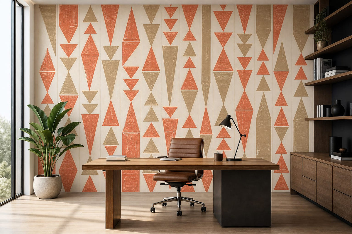 Cream Design Wallpaper Mural product view