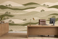 Cream Design Wallpaper Mural
