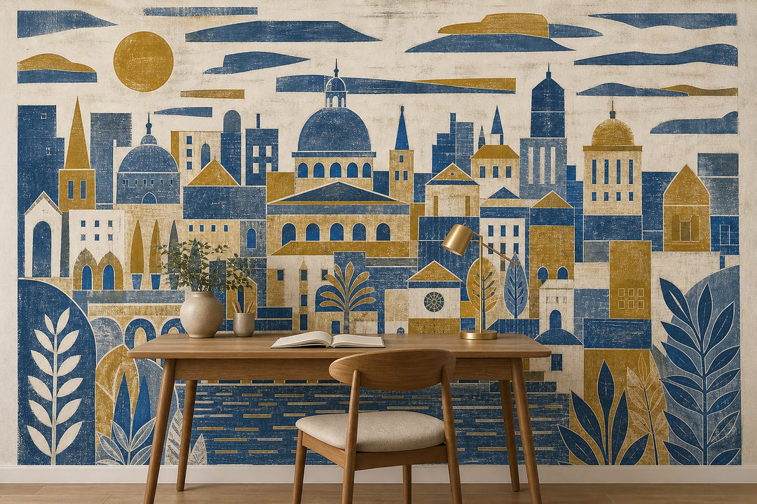 Cream Design Wallpaper Mural product view