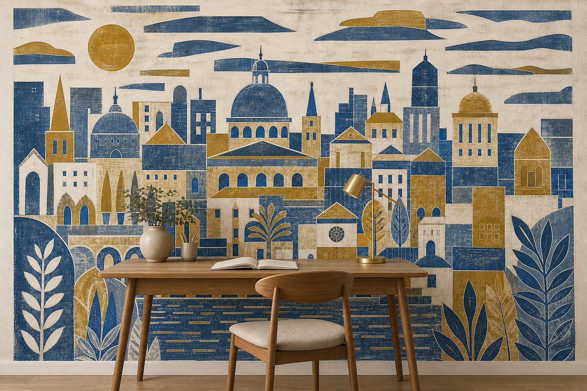 Cream Design Wallpaper Mural product view