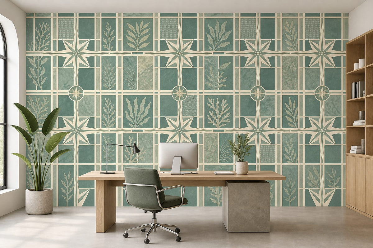Cream Design Wallpaper Mural product view