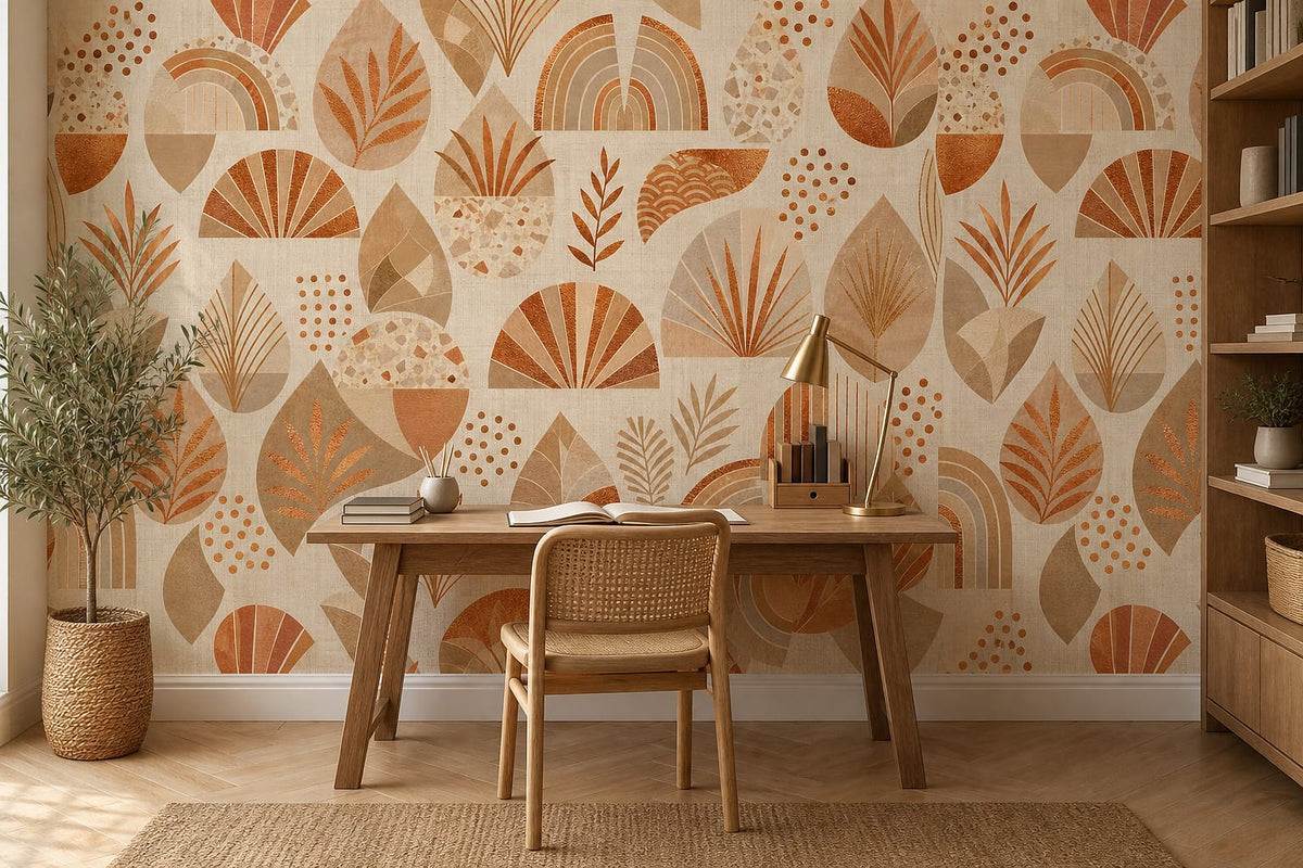Cream Design Wallpaper Mural product view