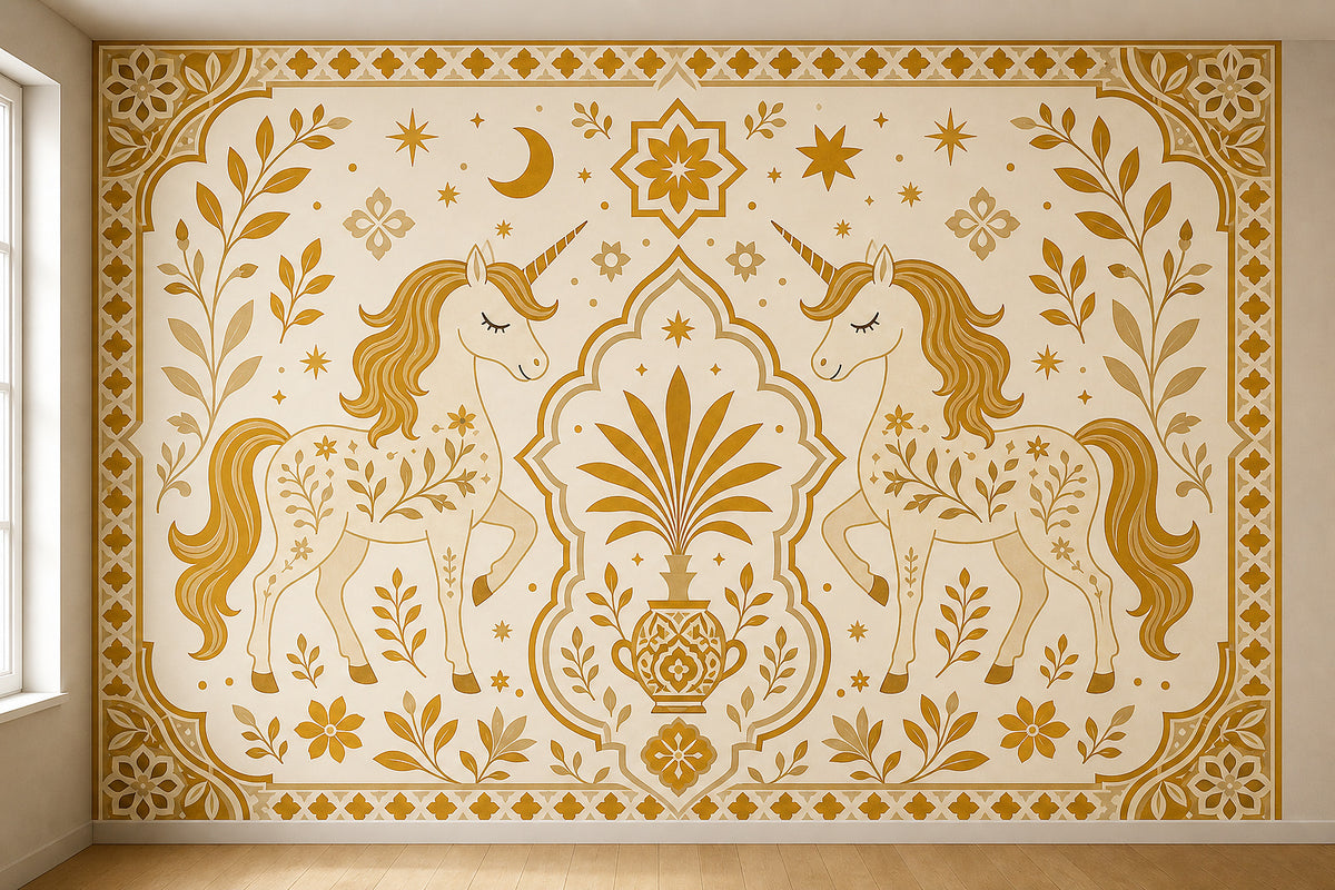 Cream Design Wallpaper Mural product view