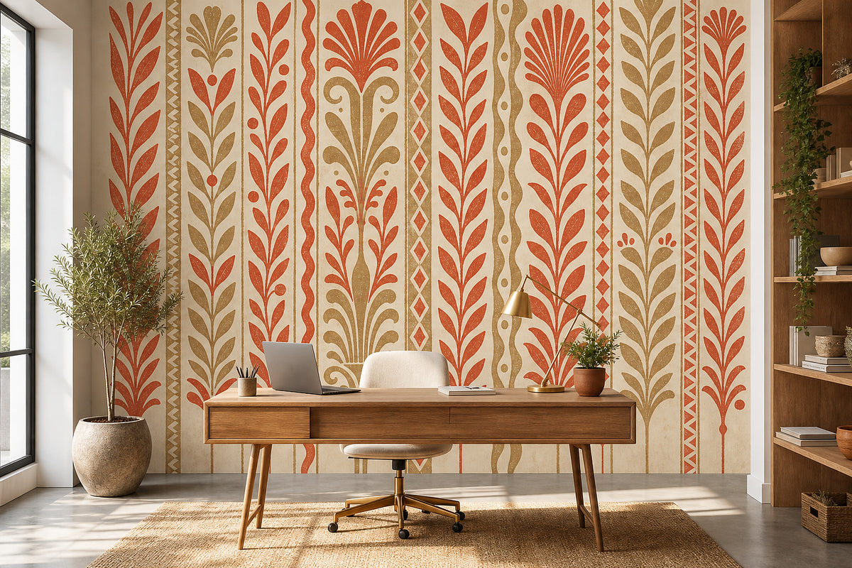 Cream Design Wallpaper Mural product view