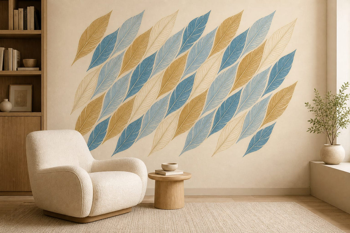 Cream Design Wallpaper Mural product view
