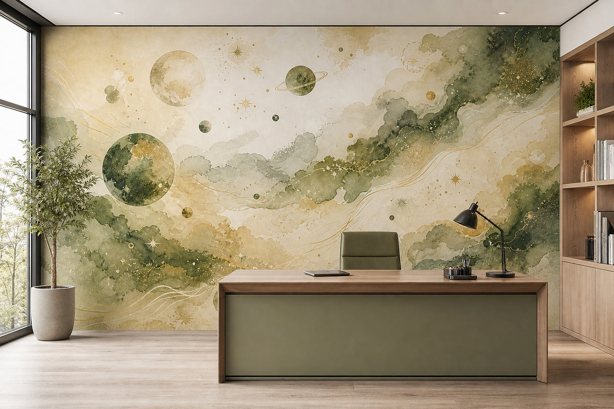 Cream Design Wallpaper Mural product view