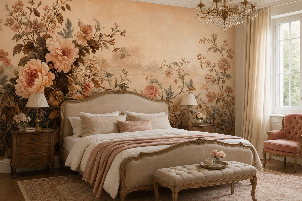 Cream Design Wallpaper Mural product view