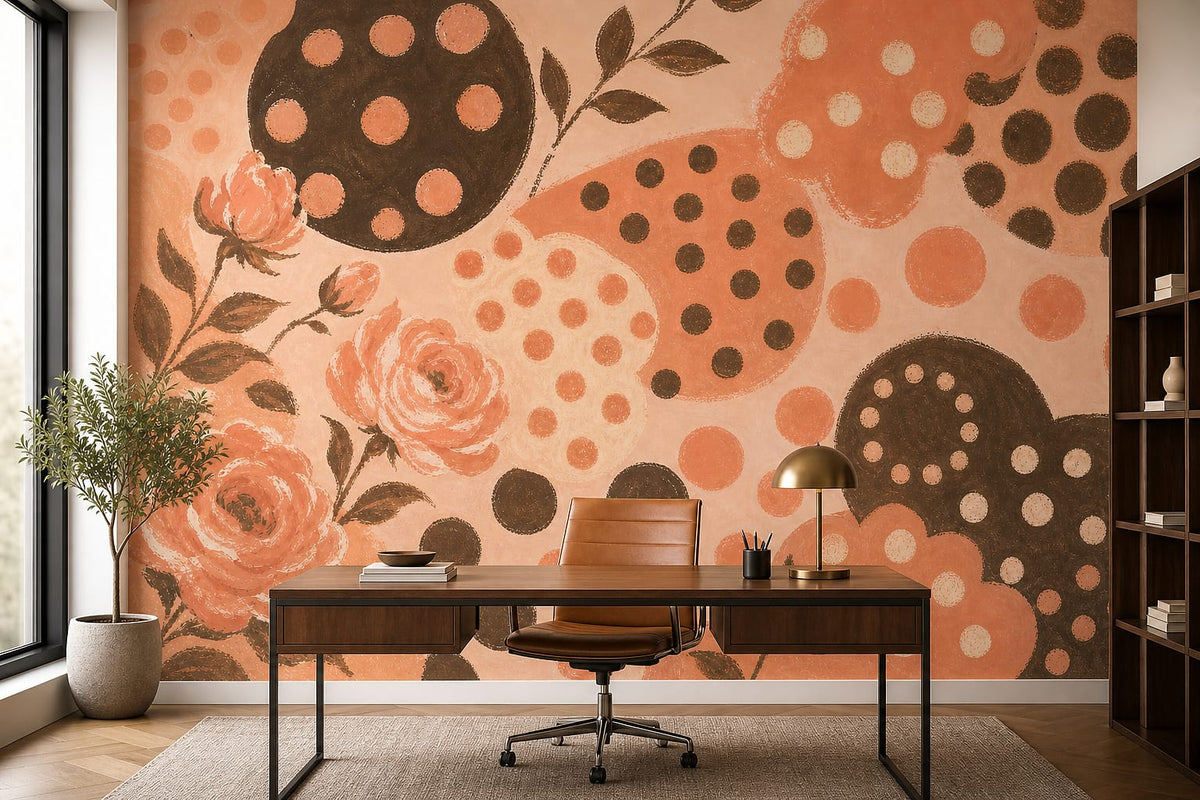 Cream Design Wallpaper Mural product view