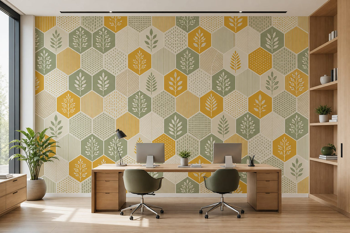 Cream Design Wallpaper Mural product view