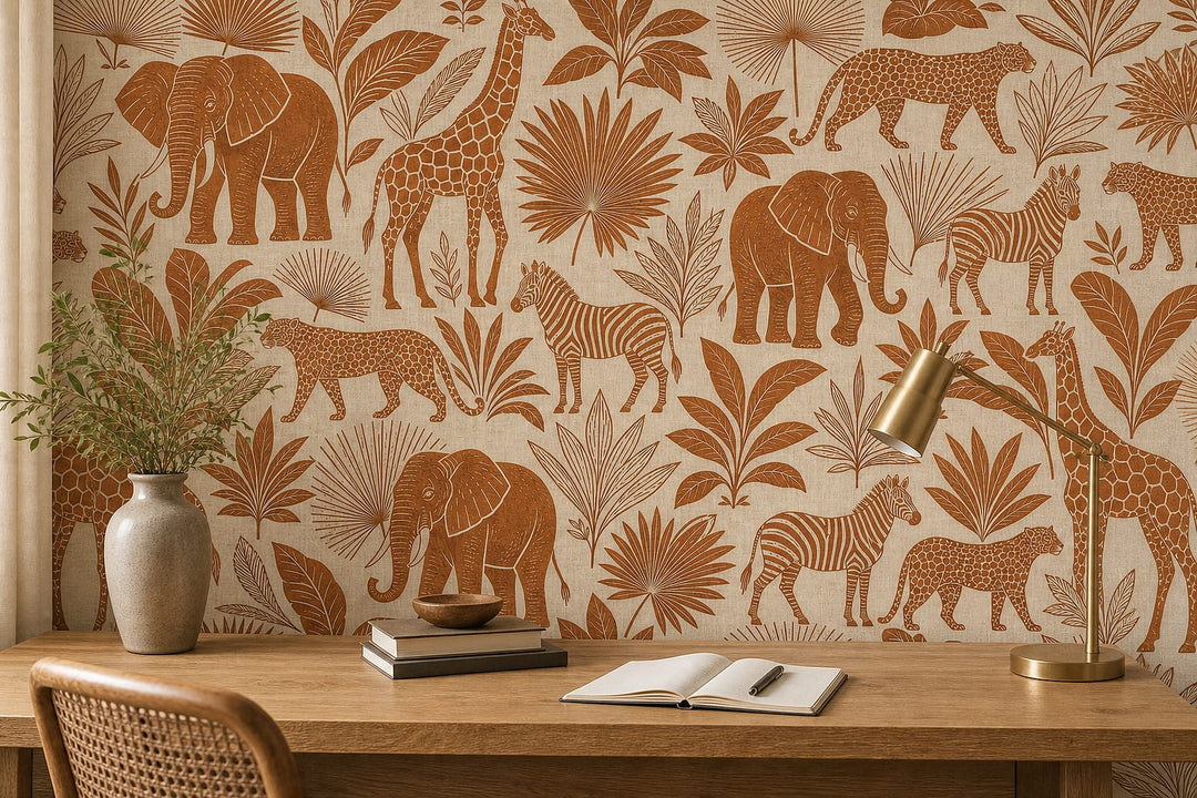 Cream Design Wallpaper Mural product view