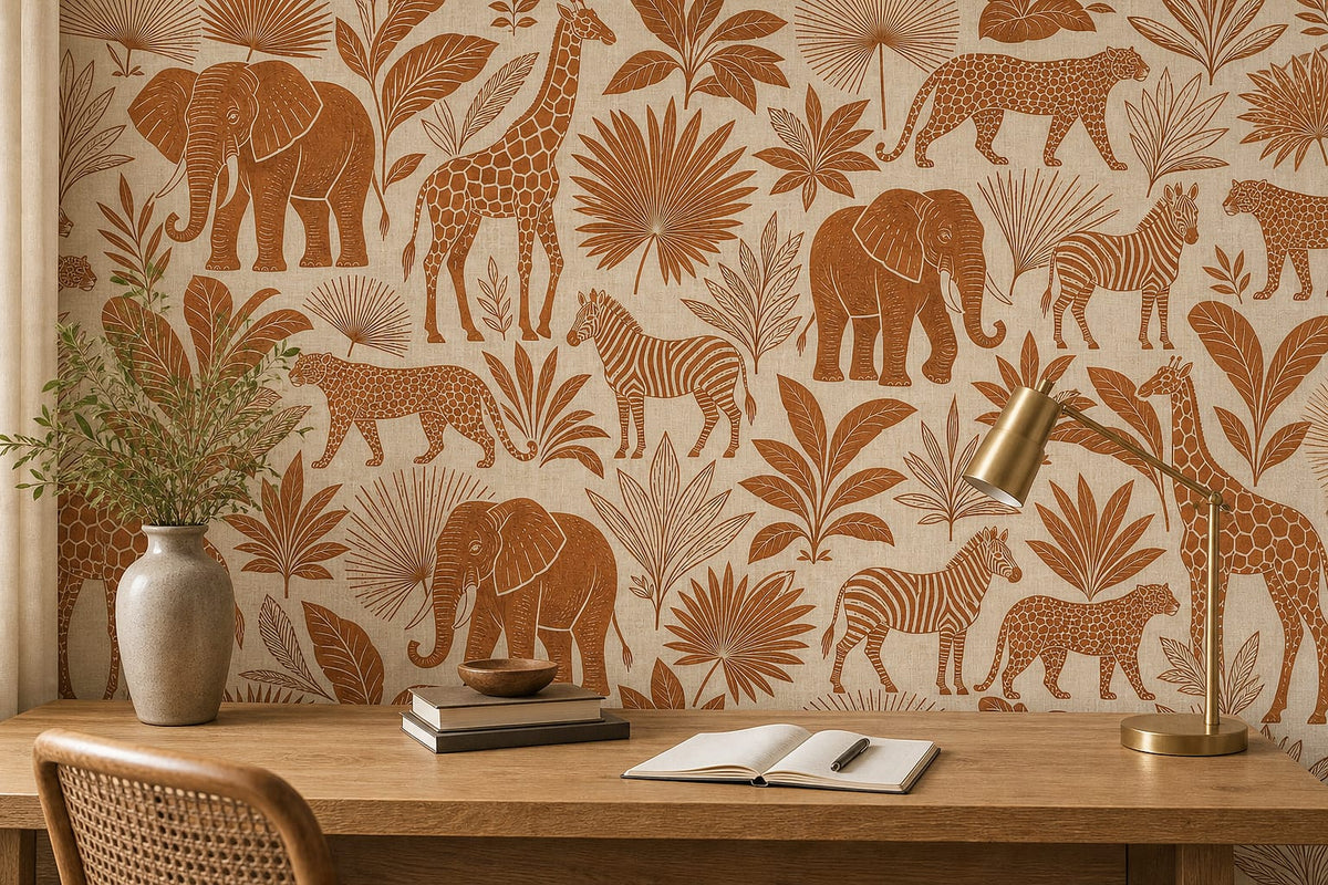 Cream Design Wallpaper Mural product view