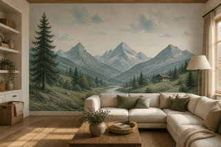 Alpine Valley Wallpaper Mural