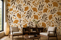 Amber Leaf Wallpaper Mural