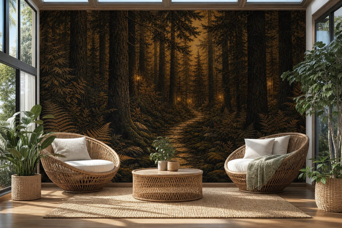 Amber Design Wallpaper Mural product view