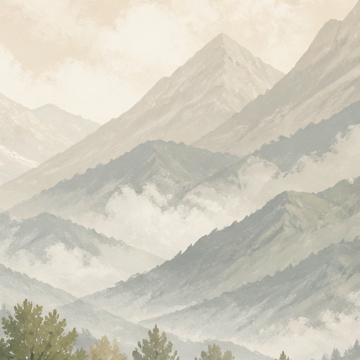 Beige Misty Wallpaper Mural product view