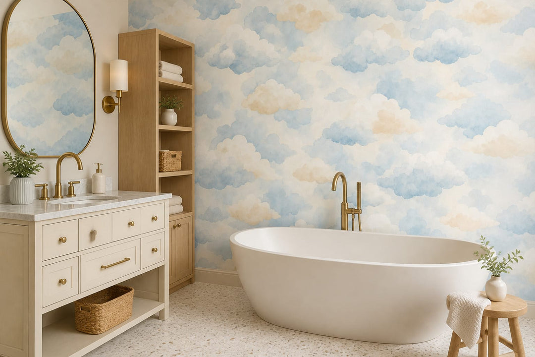 Beige Soft Wallpaper Mural product view