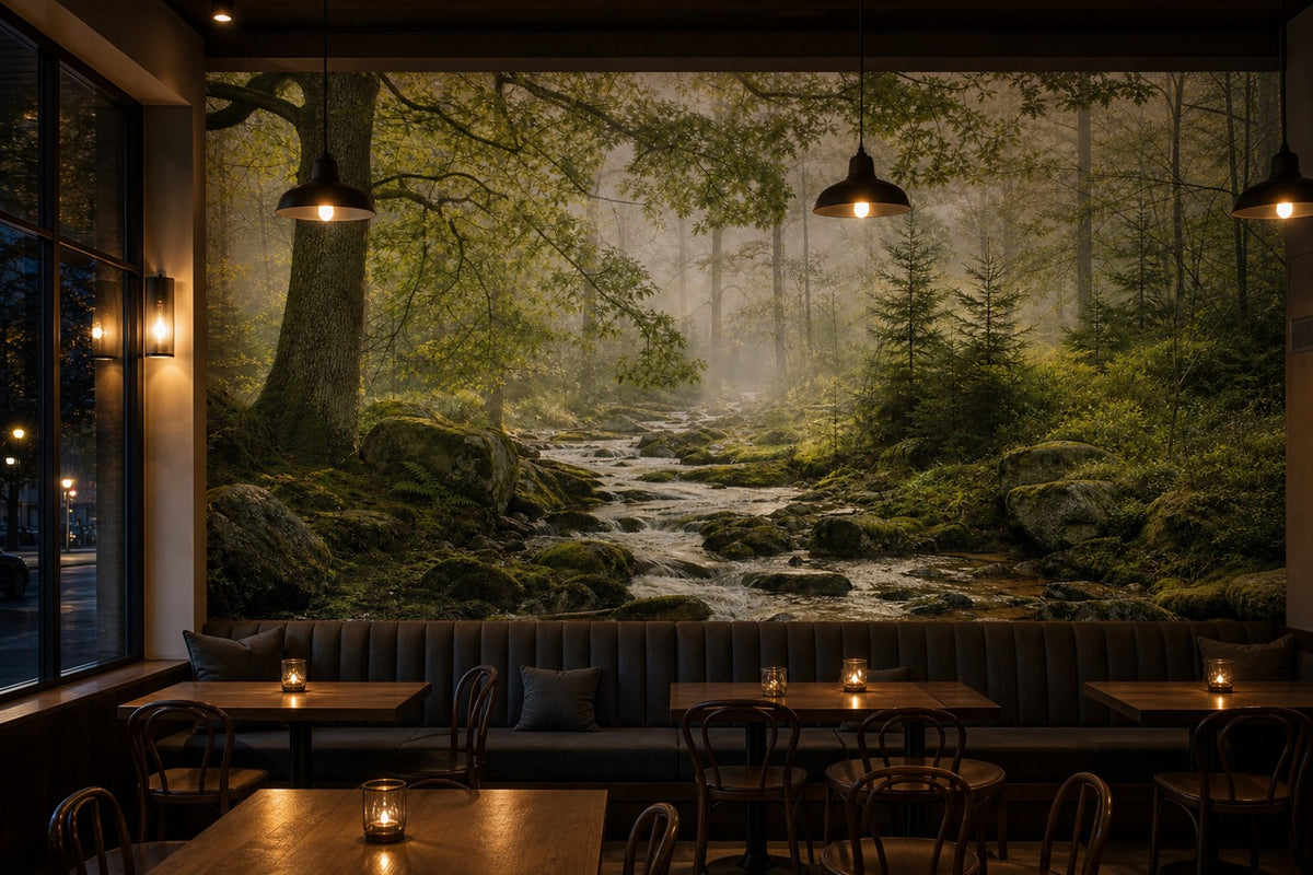 Blue Mist Wallpaper Mural product view