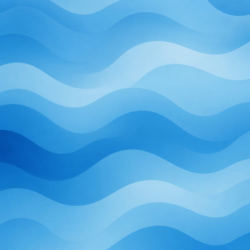 Blue Ocean Wallpaper Mural product view