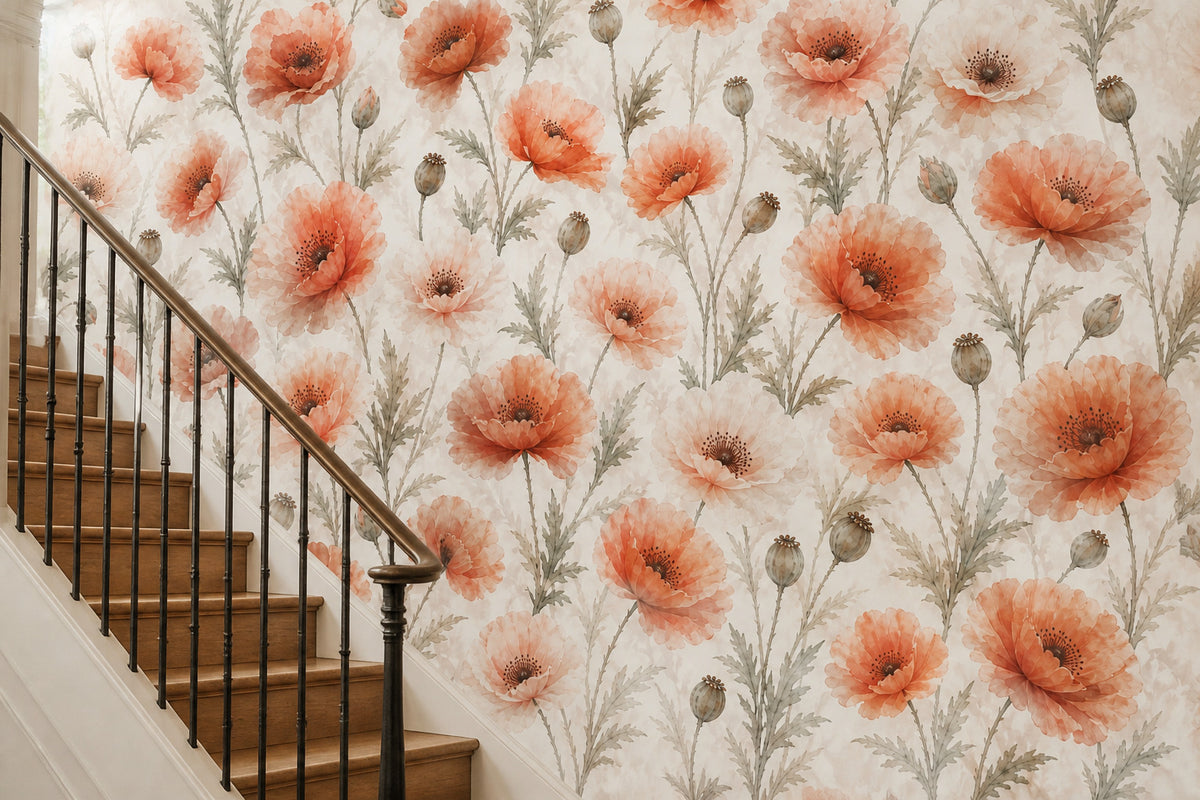 Blue Design Wallpaper Mural product view