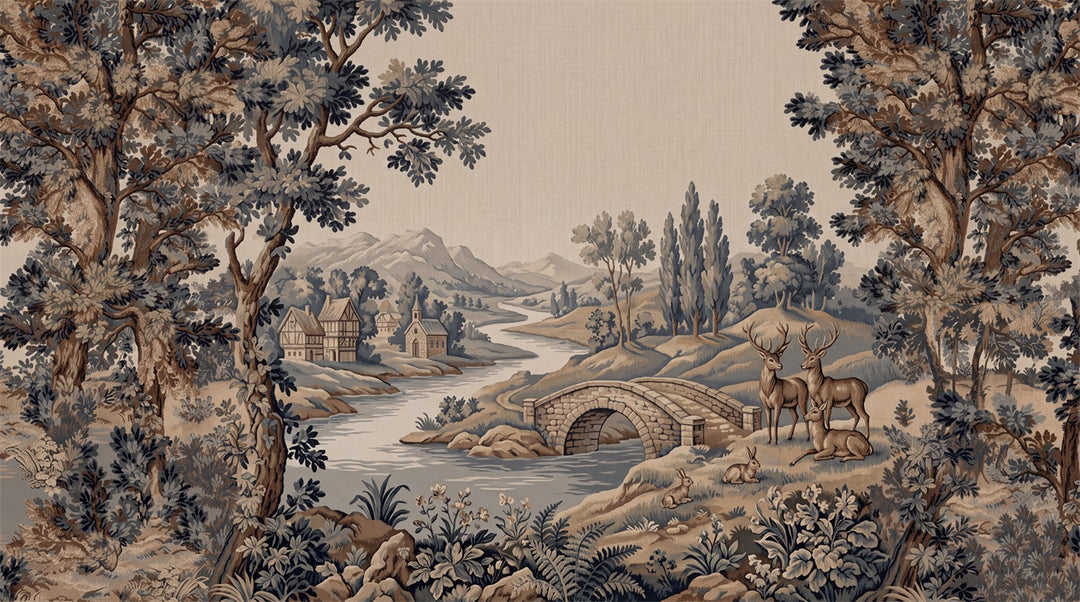 custom blue tapestry wallpaper mural wall stick on non woven vinyl removable main