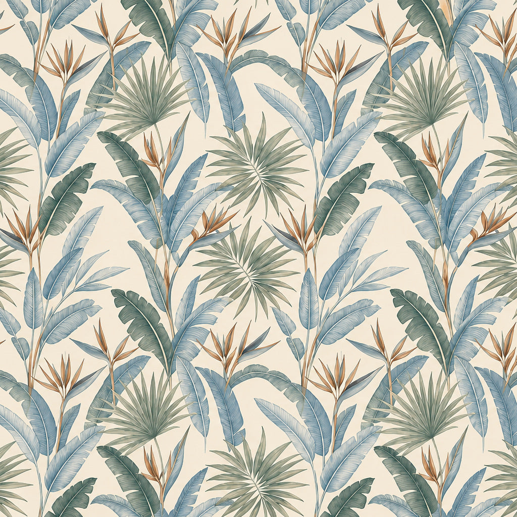 Blue Design Wallpaper Mural product view