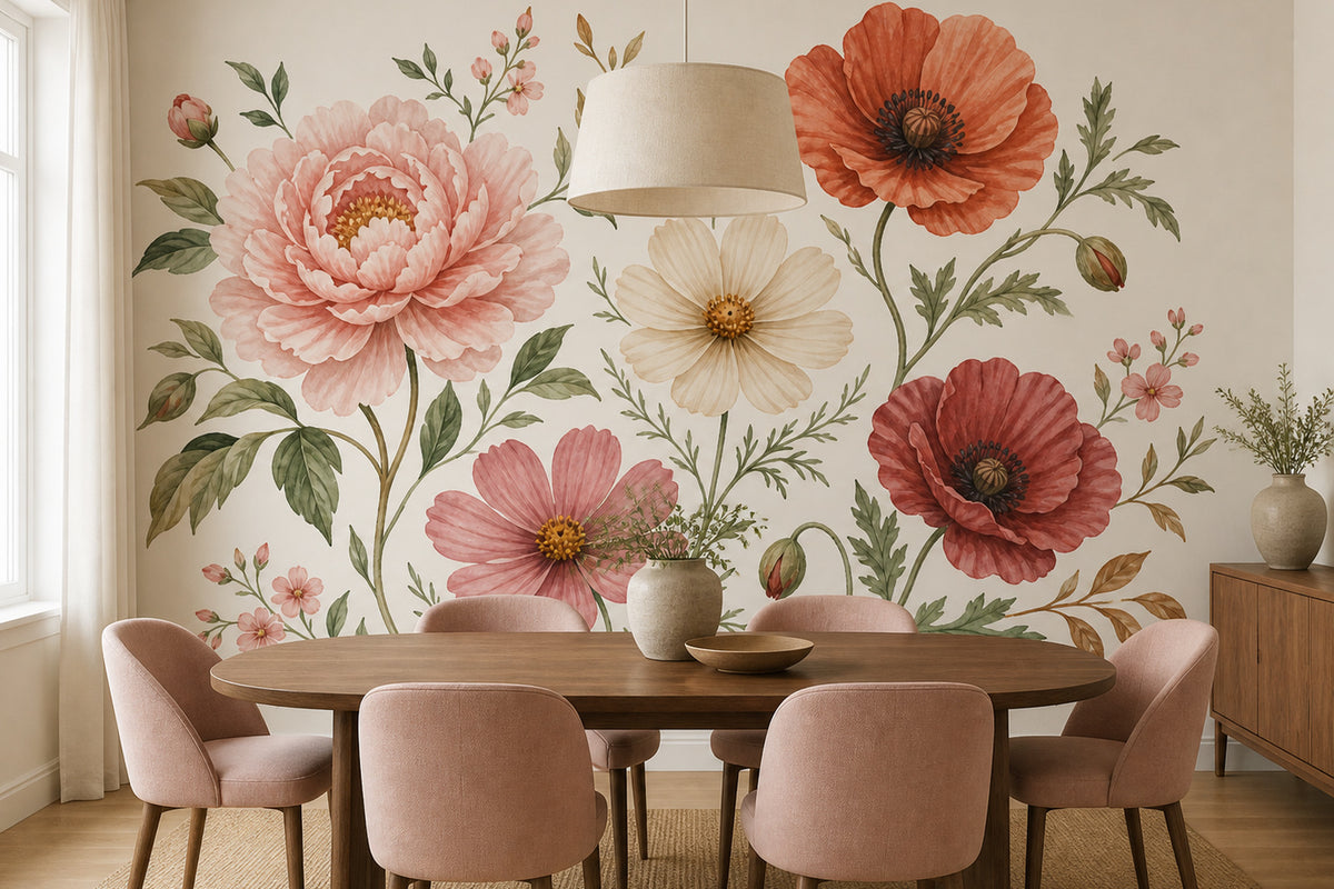 Blush Design Wallpaper Mural product view