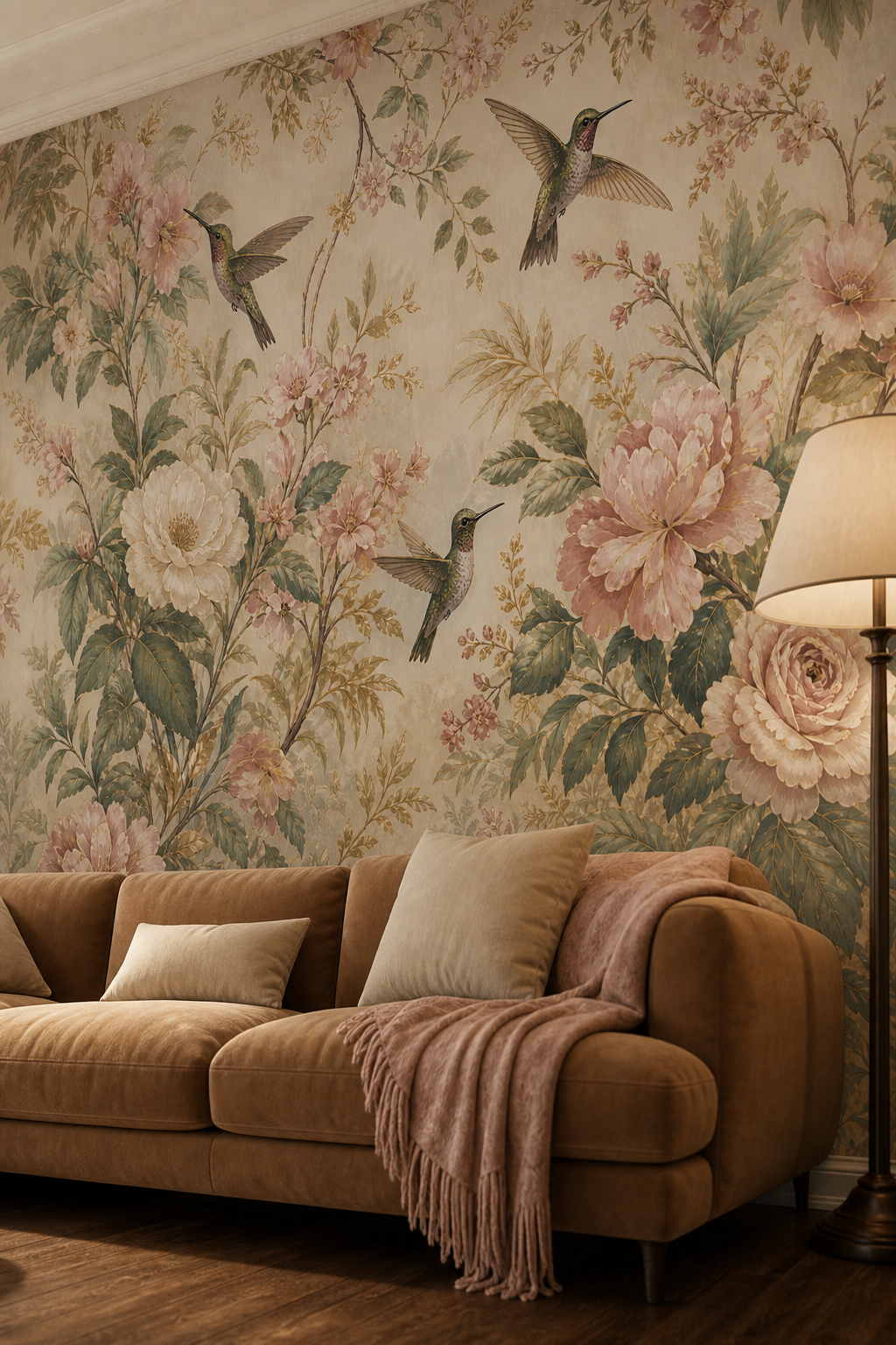 Blush Design Wallpaper Mural product view