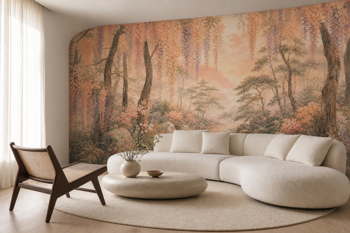 Blush Design Wallpaper Mural product view
