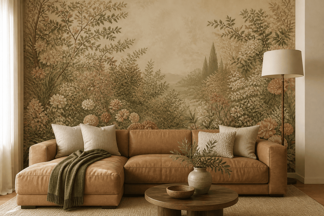 Blush Vintage Wallpaper Mural product view