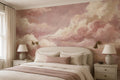 Mauve Billowing Clouds Wallpaper Mural