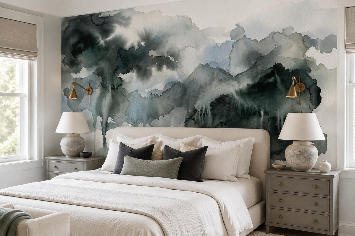custom botanical neutral bedroom peel and stick removable non woven vinyl wallpa scene