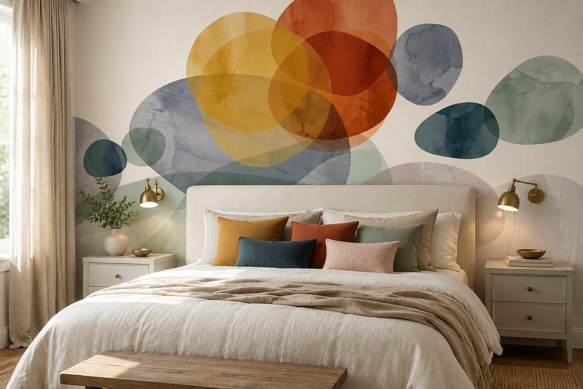 custom botanical neutral bedroom peel and stick removable non woven vinyl wallpa scene