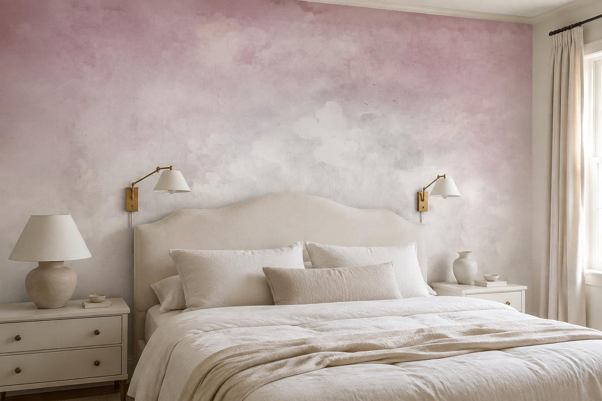 custom botanical neutral bedroom self adhesive removable non woven vinyl wallpap scene