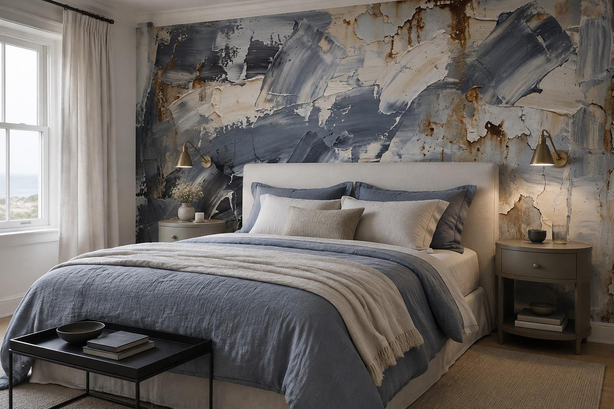 custom botanical neutral bedroom self adhesive removable non woven vinyl wallpap scene
