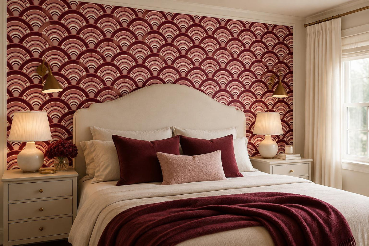 custom botanical neutral bedroom stick on removable non woven vinyl wallpaper mu scene