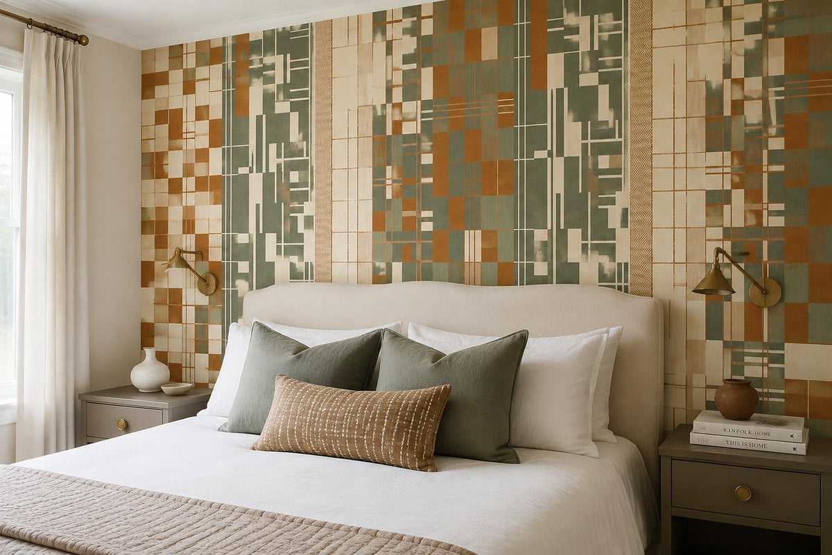 custom botanical neutral bedroom stick on removable non woven vinyl wallpaper mu scene