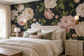 Pink Large Blush Roses Wallpaper Mural