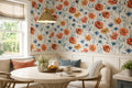 Orange Poppies Poppy Wallpaper Mural