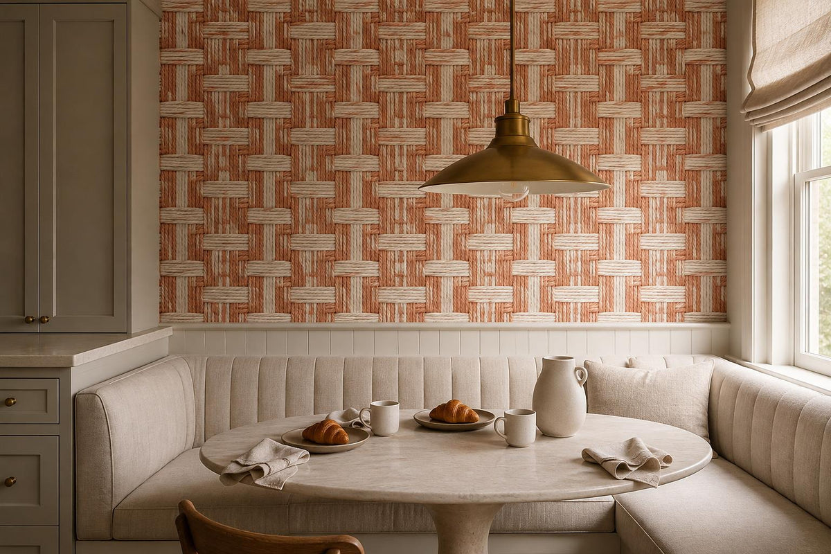 custom botanical neutral dining room self adhesive removable non woven vinyl wal scene