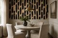 Black Brush Bars Abstract Wallpaper Mural