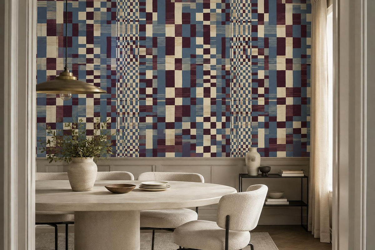 custom botanical neutral dining room self adhesive removable non woven vinyl wal scene