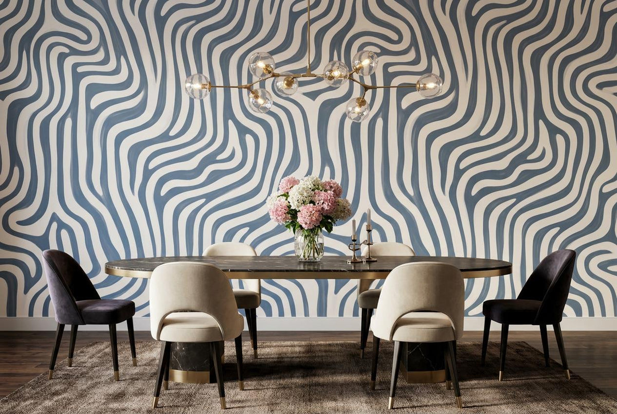 custom botanical neutral dining room self adhesive removable non woven vinyl wal scene