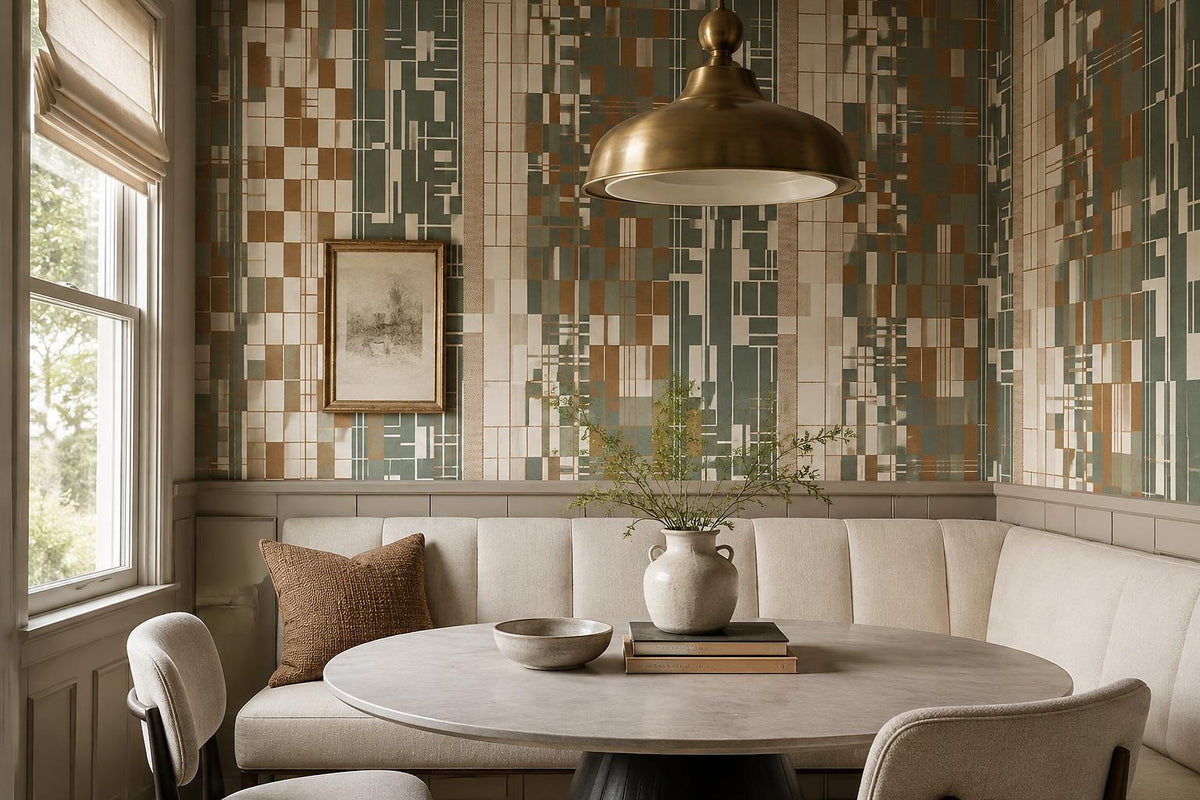 custom botanical neutral dining room stick on removable non woven vinyl wallpape scene
