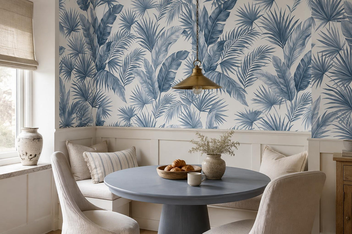 custom botanical neutral dining room stick on removable non woven vinyl wallpape scene