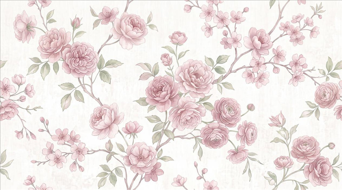 custom botanical neutral interior peel and stick removable non woven vinyl wal main